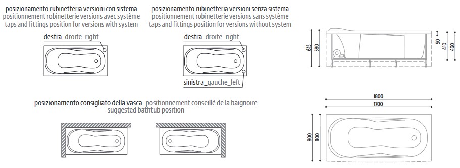 Lis Glass 1989 Bathtub Dimensions