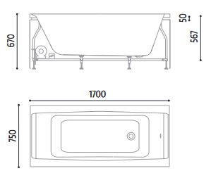 Dimensions of Skyfall Bath Glass 1989 Whirlpool Bathtub