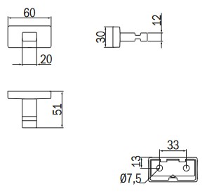 Appendiabiti Lea Inda A1814 dimensioni