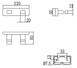 Appendiabiti Lea Inda A1814 dimensioni