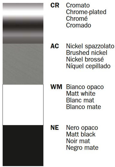 Mito Inda A20260 Toilet Paper Holder finishes