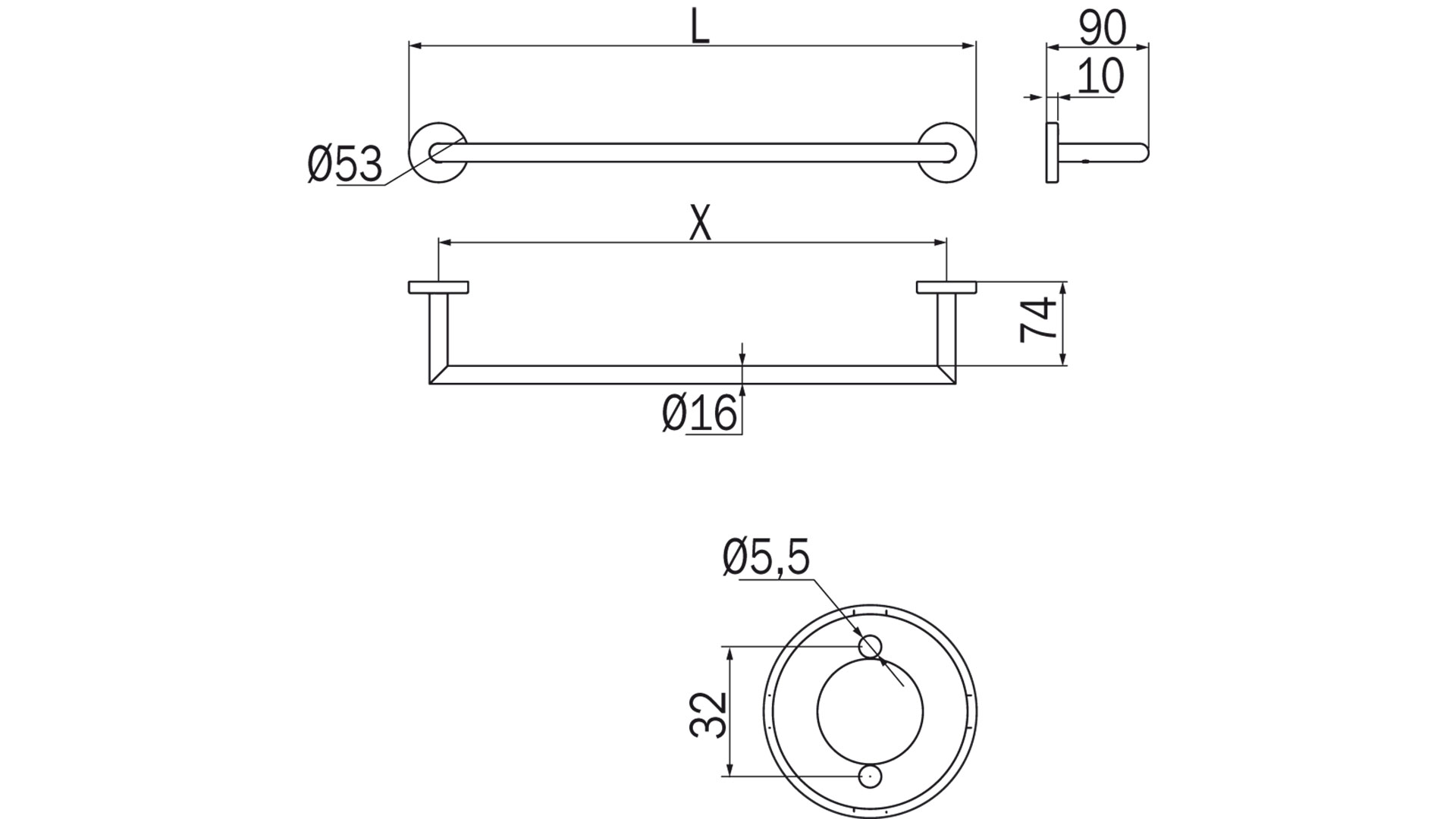 gealuna-inda-a1018-towel-holder