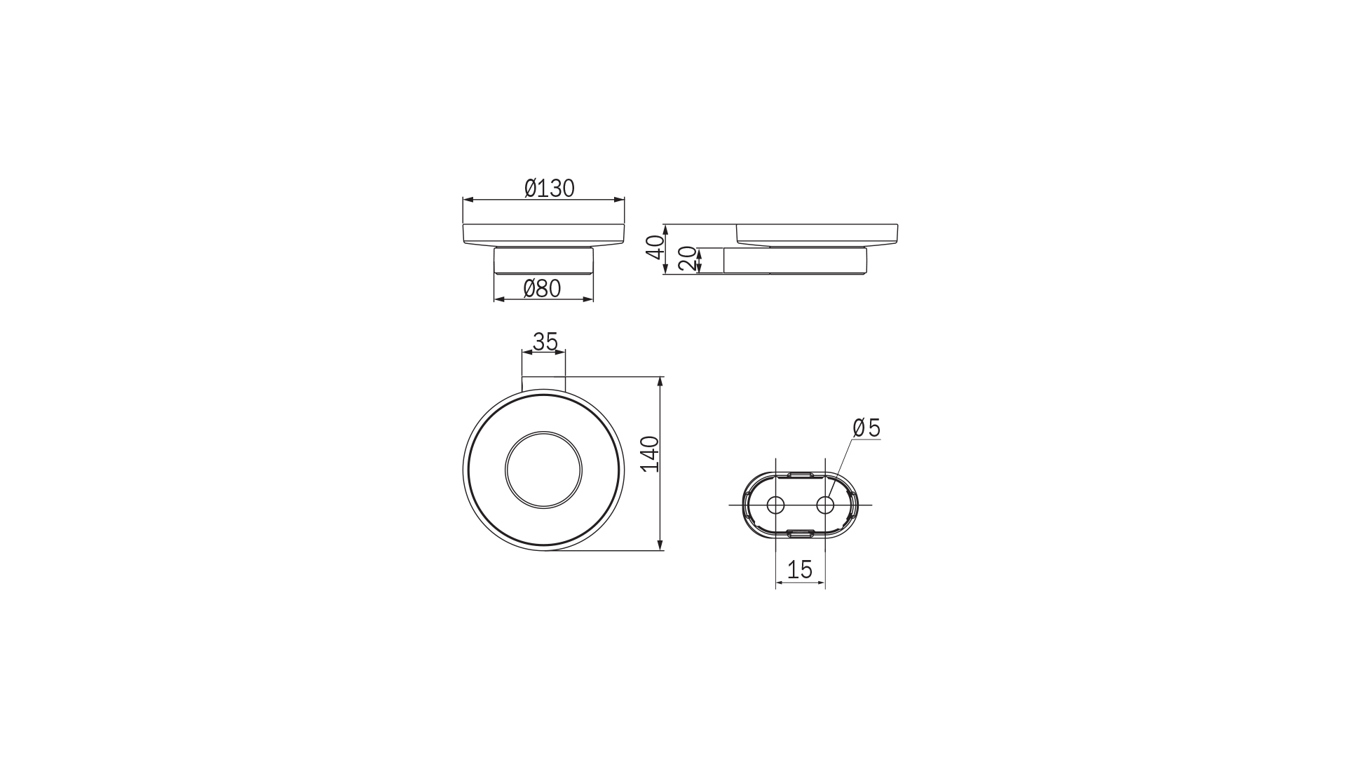 Mito Inda A20110 Soap Dish dimensions