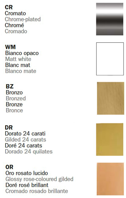 Portascopino One Inda AV014A finiture