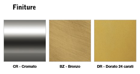 Raffaella Inda A32250 Toilet Paper Holder Finishes