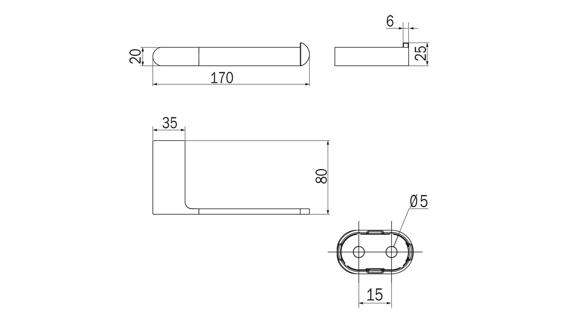 Appendiabiti Mito Inda A2025A dimensioni