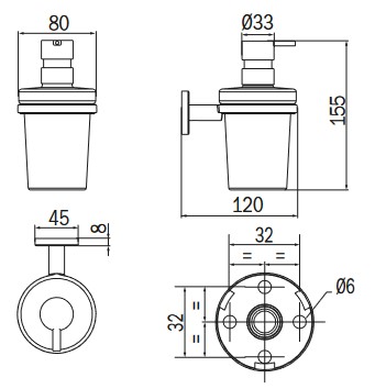 Spandisapone One Inda A24120 dimensioni
