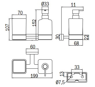 Lea A1810D Inda Double Support Dimensions