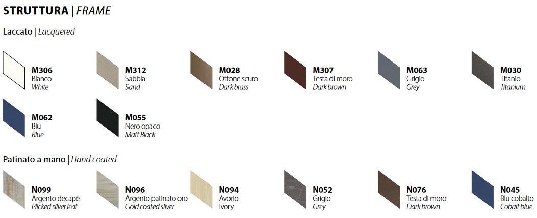 Canova Ingenia Casa Bontempi Bedside Table Structure Finish