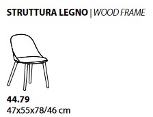 Sam Chair Ingenia Casa Bontempi 44.79