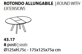 Spirit Chair Ingenia Casa Bontempi Dimensions