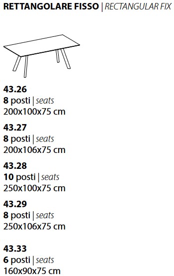 Spirit Chairs Ingenia Casa Bontempi Measurements