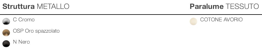 Aria Incanto Italamp Floor Lamp Structure Finish