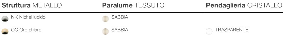 Finishes of Ego Opera Italamp Pendant Light