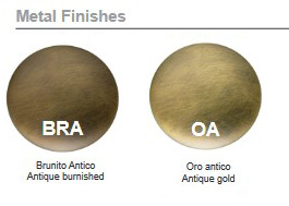 Finishes of the Fata Morgana Opera Italamp Wall Lamp