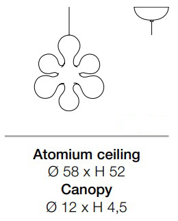 atomium-KDLN Kundalini-lamp-sizes