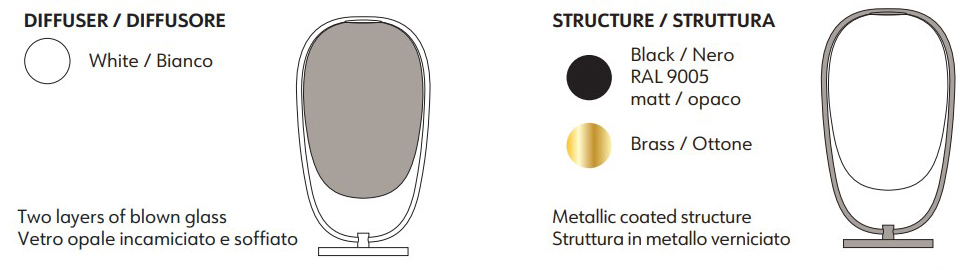 lanna-KDLN Kundalini-table-lamp-finishes