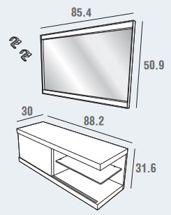 Kelly La Primavera-Hallway-Furniture-dimensions