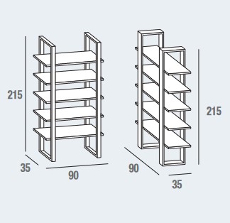 Easy-La-Primavera-Bookcase-dimensions