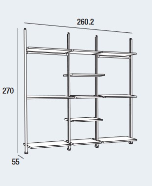 Natasha-La-Primavera-bookcase-dimensions
