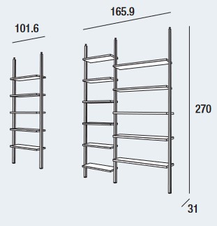 Natasha-La-Primavera-bookcase-dimensions