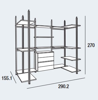Natasha-La-Primavera-bookcase-dimensions