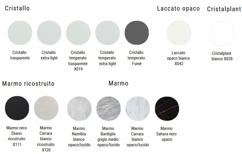 S Table MDF Italia finish