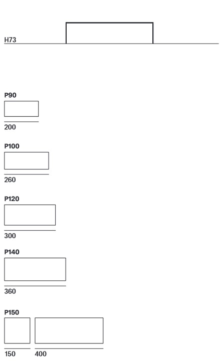 Tense Curve MDF Italia Table sizes