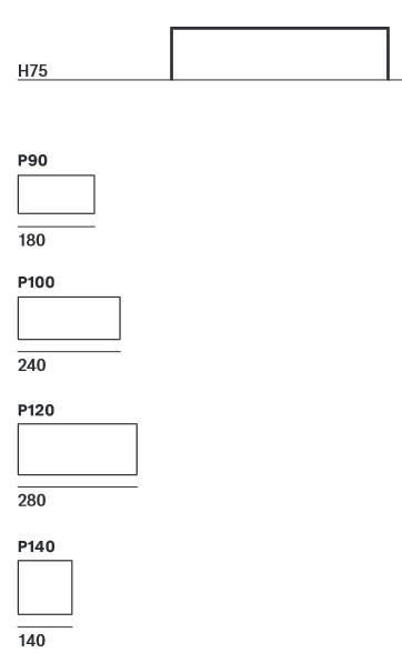 Tense Outdoor MDF Italia Table SIZES