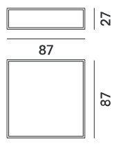 Arpa MDF Italia Coffee Table sizes