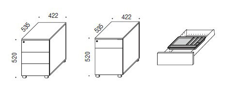 Martex-office drawes-dimensions2