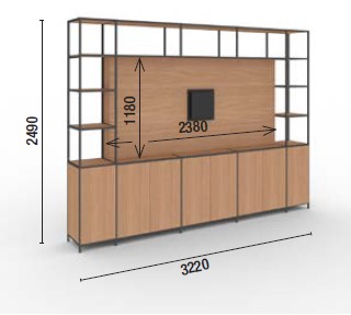 bookcase-biblos-grid-martex-dimensions