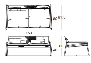 Lolita Memedesign Sofa Dimensions