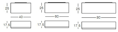 Dimensions of Sabrina Memedesign Shelf