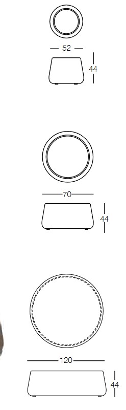Eirene Memedesign Pouf Dimensions