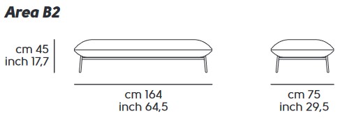 Area Midj B2 M TS Pouf sizes