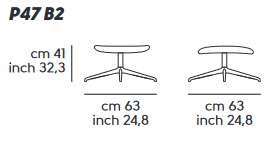 P47 Midj B2 M TS Pouf sizes