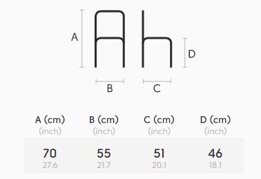 chair-Montera-Midj-S-L-CU-dimensions