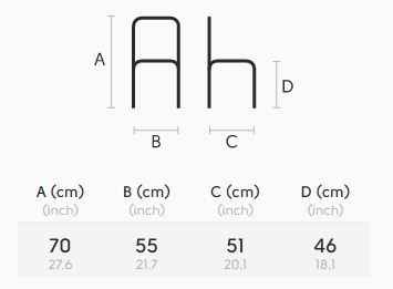 chair-Montera-Midj-S-L-LG-dimensions