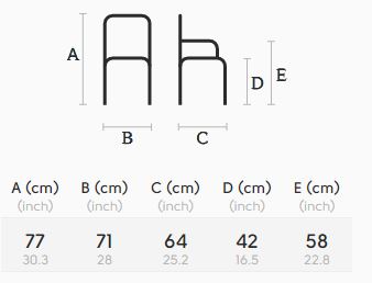 chair-Nuvola-Midj-AP-R-TS-dimensions