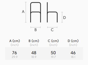 chair-Strike-Midj-S-L-dimensions