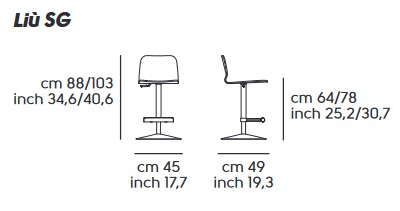 sgabello-LIÙ-SG-LG-midj-dimensioni
