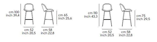 stool-Sonny-Midj-H65-H75-dimensions