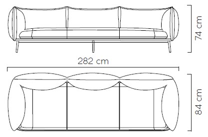 Piuma-Divano-Myyour-Dimensioni1