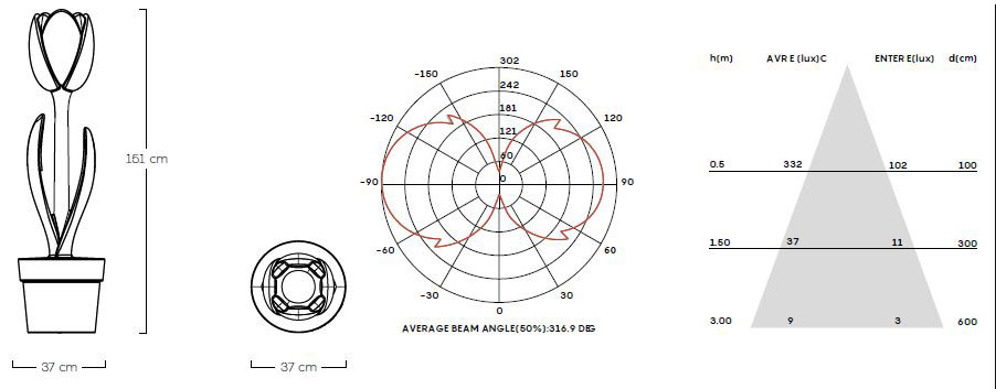 lamp-tulip-myyour-dimensions