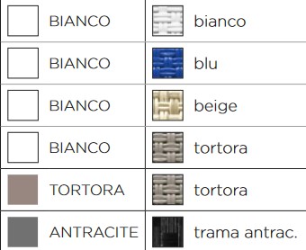 Eden Sun Lounger Nardi sunshade finish