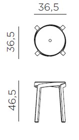 StackMaxi-stool-Nardi-dimensions