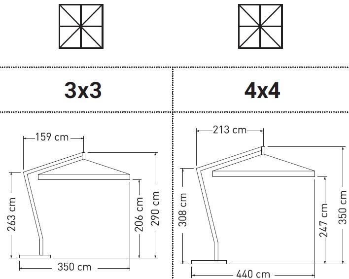Eternity-Ombrellone-OmbrellificioVeneto-dimensions1
