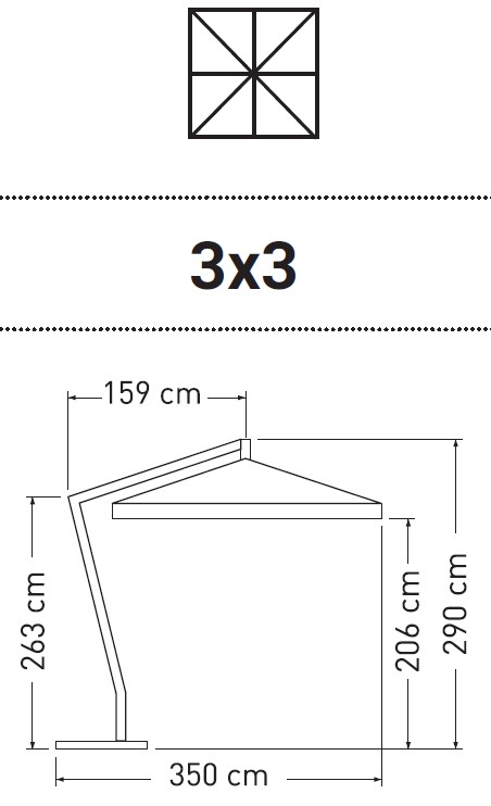 Saturno-Umbrella-OmbrellificioVeneto-dimensions1
