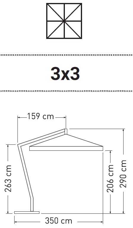 Vespucci-Umbrella-OmbrellificioVeneto-Dimensions1